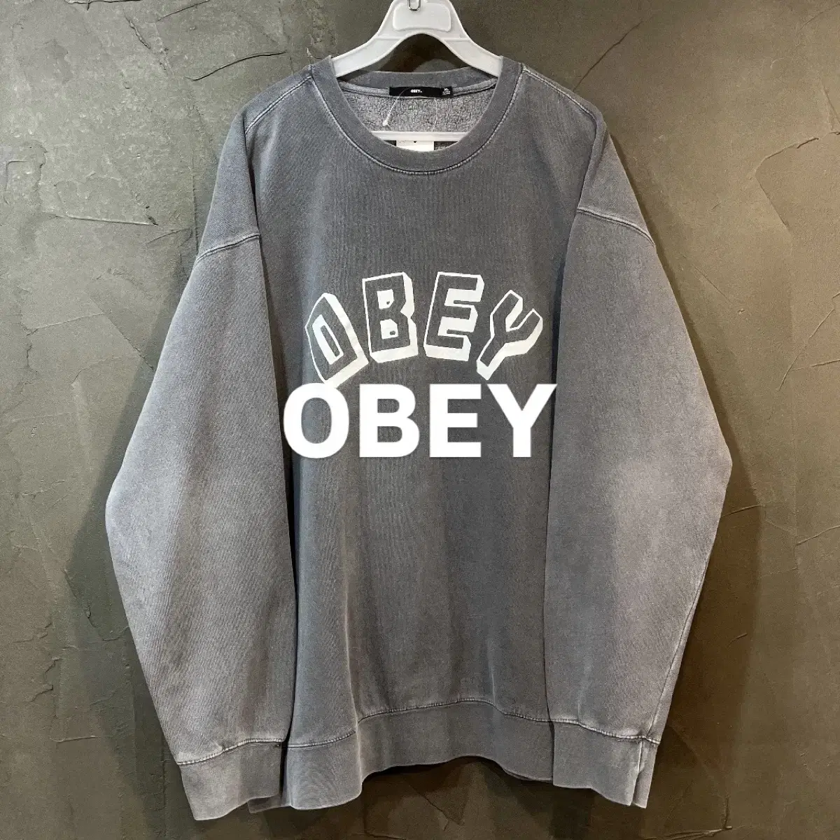 [XL] OBEY 오베이 피그먼트 스웻 셔츠